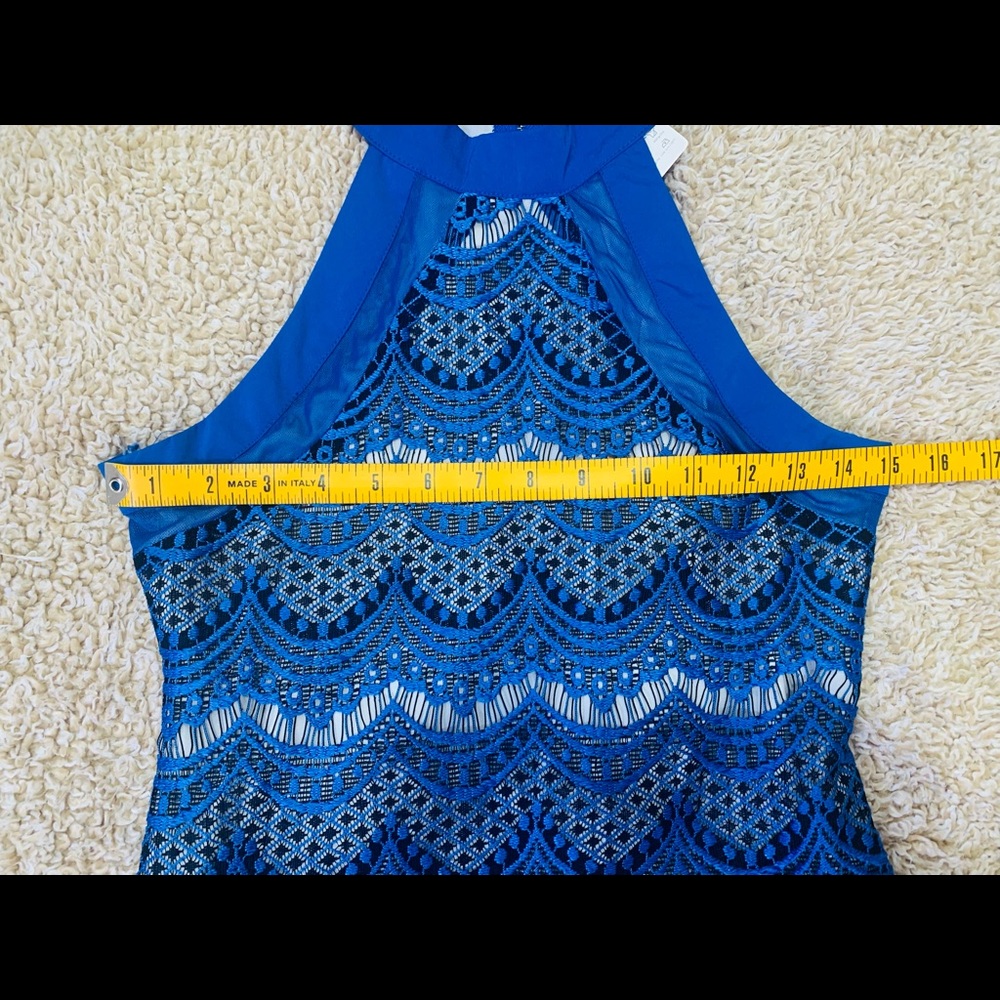 Blue Racerback Dress - Picture 2 of 4
